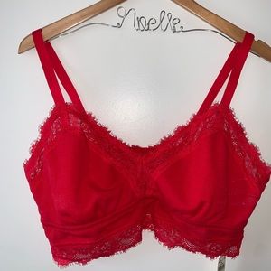 NWT Aerie XL red hot bralette